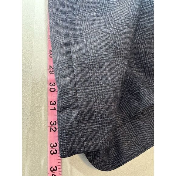 Canali Blazer Mens Eu 50 Us 40 Silk Wool Plaid Navy 3 Button Sports Coat Italy - Picture 13 of 14